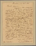 Letter to Caleb Greene, Newport