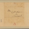 Letter to Caleb Greene, Newport