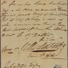 Letter to Richard Hall