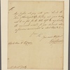 Letter to Michael Gratz, Philadelphia