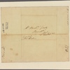 Letter to Michael Gratz, Philadelphia