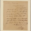 Letter to John Vaughan, Philadelphia