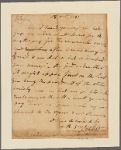 Letter to Gen. [Horatio] Gates