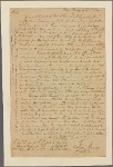 Letter to Maj. Isaac Harleston, Charles Town