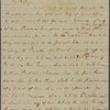 Letter to [William] Palfrey