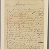 Letter to William Barret and Jonathan Mifflin, Philadelphia