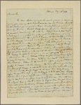 Letter to [Horatio] Gates