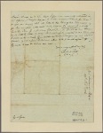 Letter to [Horatio] Gates