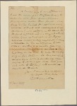 Letter to Gen. [Henry] Knox