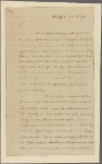 Letter to the President of Congress
