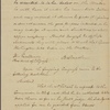 Letter to the President of Congress