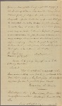 Letter to the President of Congress