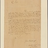 Letter to Gen. [George] Washington