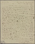 Letter to [Stephen Van Rensselaer.]