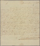 Letter to Thomas Burke, North Carolina