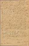 Letter to Gen. Woorster [David Wooster], Rye