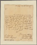 Letter to J[ohn] T[abor] Kemp[e]