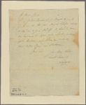 Letter to Col. [Elias] Dayton, Chatham [N. J.]