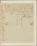 Letter to William Whitlock, New York