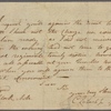Letter to Col. [Theodrick] Bland