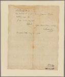 Letter to -- --