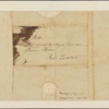 Letter to Maj. [Benjamin] Walker, Head Quarters