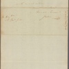 Letter to [Horatio] Gates