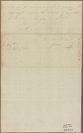 Letter to [Horatio] Gates
