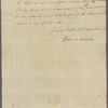 Letter to Gen. [Philip] Schuyler, Lake George