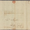 Letter to Gen. [Philip] Schuyler, Lake George