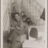 Alexander Calder in his Paris studio