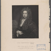 Lord Chancellor Somers. From a picture by Sir. G. Kneller, in the possession of the Royal Society