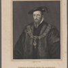 Edward Seymour, Duke of Somerset. Ob. 1552. From the original of Holbein, in the collection of the most Nobel the Maquis of Bath.