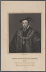 Edward Seymour, Duke of Somerset. Ob. 1552. From the original of Holbein, in the collection of the most Nobel the Maquis of Bath.