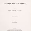 The Birds of Europe
