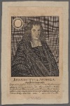 Benedictvs de Spinoza, Amstelodamensis. Gente et professione Iudaeus, postea coetui Christianorum se achingens, primi systematis inter atheos fubtiliores Architectus tandem...natus A. 1632 d. 24 Nov. vens. Den. 1677 d. 21 Febr.