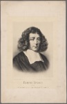 Baruch Spinoza 1632-1677. After an engraving by E. Fessard from an anonymous painting.