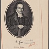 Ph. Spitta. Philip Spitta. Stahstitch vor "Nachgelassene geistliche Lieder von Ph. Spitta, Leipzig 1862." Ausschnitt.