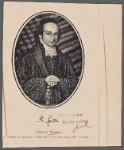 Ph. Spitta. Philip Spitta. Stahstitch vor "Nachgelassene geistliche Lieder von Ph. Spitta, Leipzig 1862." Ausschnitt.