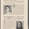 Portrait of Lucy M. Thruston.  Portrait of Harriet Prescott Spofford