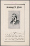 Bernhard Stade. † 6. Dezember 1906 †.