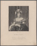 Madame de Stael. From the original picture by F. Gerard, in the possession of M. de Broglie, at Paris