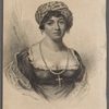 Baroness de Stael Holstein. Frontispiece to the seventh volume of The new Monthly magazine