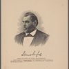 Leland Stanford. Sample of portrait in "stipple wood engraving"...