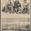 The search for Dr. Livingstone. The leaders of the expedition. W.O. Livingstone, Esq. Lieut. L.S. Dawson. Lieut. W. Henn ; The "Abydos" leaving the London docks.