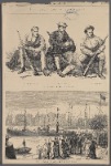The search for Dr. Livingstone. The leaders of the expedition. W.O. Livingstone, Esq. Lieut. L.S. Dawson. Lieut. W. Henn ; The "Abydos" leaving the London docks.
