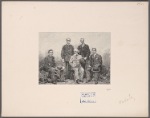 Group portrait featuring Henry M. Stanley and four other men