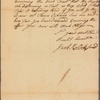 Letter to Richard Peters, Philadelphia