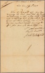 Letter to Richard Peters, Philadelphia