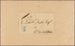 Letter to Richard Peters, Philadelphia